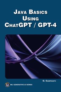 Book Cover for Java Basics Using ChatGPT/GPT-4 by Oswald Campesato