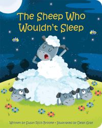 Book Cover for The Sheep Who Wouldn't Sleep by Susan Rich Brooke