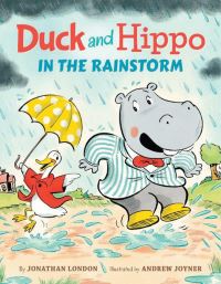 Book Cover for Duck and Hippo in the Rainstorm by Jonathan London