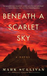 Book Cover for Beneath a Scarlet Sky by Mark Sullivan