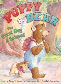 Book Cover for Puppy & Bear by Larry Dane Brimner