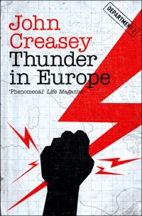 Book Cover for Thunder in Europe by John Creasey