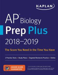 Book Cover for AP Biology Prep Plus 2018-2019 by Kaplan Test Prep