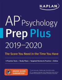 Book Cover for AP Psychology Prep Plus 2019-2020 by Kaplan Test Prep