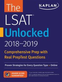 Book Cover for LSAT Unlocked 2018-2019 by Kaplan Test Prep