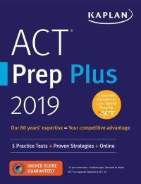 Book Cover for ACT Prep Plus 2019 by Kaplan Test Prep