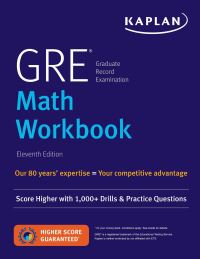 Book Cover for GRE Math Workbook by Kaplan Test Prep