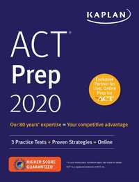 Book Cover for ACT Prep 2020 by Kaplan Test Prep
