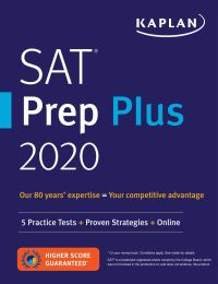 Book Cover for SAT Prep Plus 2020 by Kaplan Test Prep
