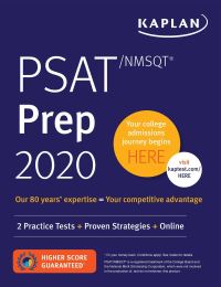 Book Cover for PSAT/NMSQT Prep 2020 by Kaplan Test Prep