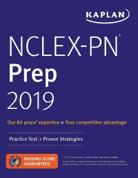 Book Cover for NCLEX-PN Prep 2019 by Kaplan Nursing