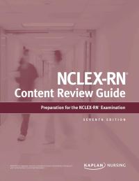 Book Cover for NCLEX-RN Content Review Guide by Kaplan Nursing
