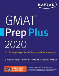 Book Cover for GMAT Prep Plus 2020 by Kaplan Test Prep
