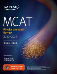 Book Cover for MCAT Physics and Math Review 2020-2021 by Kaplan Test Prep