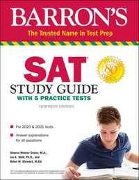 Book Cover for Barron's SAT by Sharon Green, Ira K Wolf, Brian W Stewart