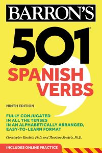 Book Cover for 501 Spanish Verbs, Ninth Edition by Christopher Kendris, Theodore Kendris