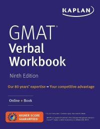Book Cover for GMAT Verbal Workbook by Kaplan Test Prep and Admissions