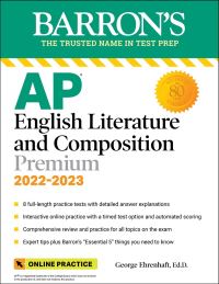 Book Cover for AP English Literature and Composition Premium, 2022-2023 by George Ehrenhaft