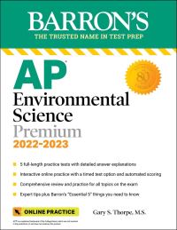 Book Cover for AP Environmental Science Premium, 2022-2023 by Gary S Thorpe