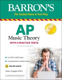 Book Cover for AP Music Theory by Nancy Scoggin