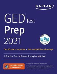 Book Cover for GED Test Prep 2021 by Caren Van Slyke