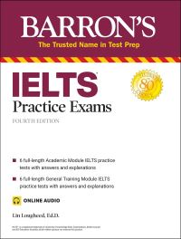Book Cover for IELTS Practice Exams by Lin Lougheed