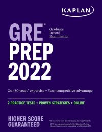 Book Cover for GRE Prep 2022 by 