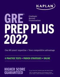 Book Cover for GRE Prep Plus 2022 by 