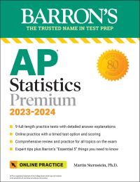Book Cover for AP Statistics Premium, 2023-2024 by Martin Sternstein