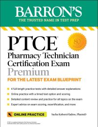 Book Cover for Barron's PTCE by Sacha KoborsiTadros