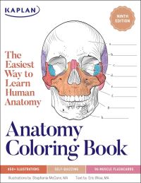 Book Cover for Anatomy Coloring Book by Stephanie McCann, Eric Wise