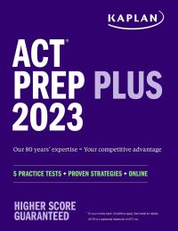 Book Cover for ACT Prep Plus 2023 by 