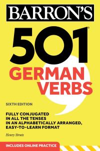 Book Cover for 501 German Verbs by Henry Strutz