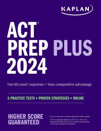 Book Cover for ACT Prep Plus 2024 by 