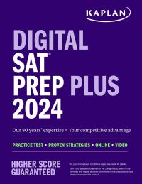 Book Cover for Digital SAT Prep Plus 2024 by 