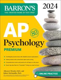 Book Cover for AP Psychology Premium, 2024 by Allyson Weseley, Robert McEntarffer