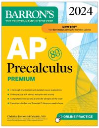 Book Cover for AP Precalculus Premium 2024 by Christina PawlowskiPolanish