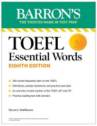 Book Cover for TOEFL Essential Words, Eighth Edition by Steven J Matthiesen