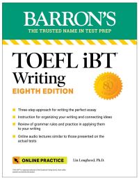 Book Cover for TOEFL iBT Writing With Online Audio, Eighth Edition by Lin Lougheed