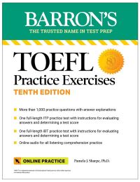 Book Cover for TOEFL Practice Exercises With Online Audio, Tenth Edition by Pamela J Sharpe