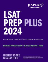 Book Cover for LSAT Prep Plus 2024 by 