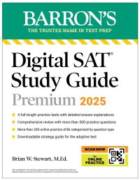 Book Cover for Digital SAT Study Guide Premium, 2025 by Brian W Stewart