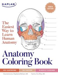Book Cover for Anatomy Coloring Book With 450+ Realistic Medical Illustrations With Quizzes for Each by Stephanie McCann, Eric Wise
