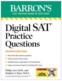 Book Cover for Digital SAT Practice Questions 2025 by Philip Geer, Stephen A Reiss