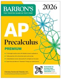 Book Cover for AP Precalculus Premium, 2026 by Barrons Educational Series, Christina PawlowskiPolanish