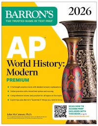 Book Cover for AP World History by Barrons Educational Series, John McCannon