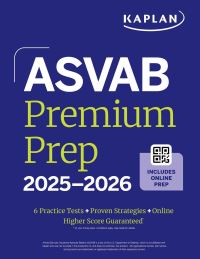 Book Cover for ASVAB Premium Prep 2025-2026 by Kaplan Test Prep