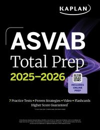 Book Cover for ASVAB Total Prep 2025-2026 by Kaplan Test Prep