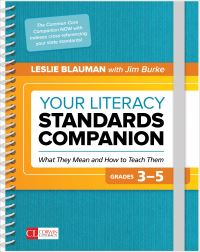 Book Cover for Your Literacy Standards Companion, Grades 3-5 by Leslie Blauman, Jim Burke