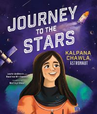 Book Cover for Journey to the Stars by Laurie Wallmark, Raakhee Mirchandani